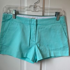 NWT Crew Cut aqua color cotton shorts, size 14